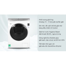 Máy giặt Samsung Inverter 9 Kg WW90TP54DSH/SV mới 2021