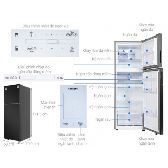 Tủ Lạnh Samsung RT35CG5424B1SV